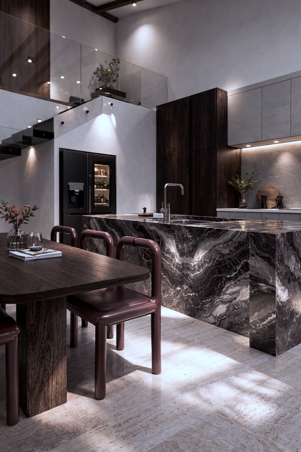 Stone Courtyard House